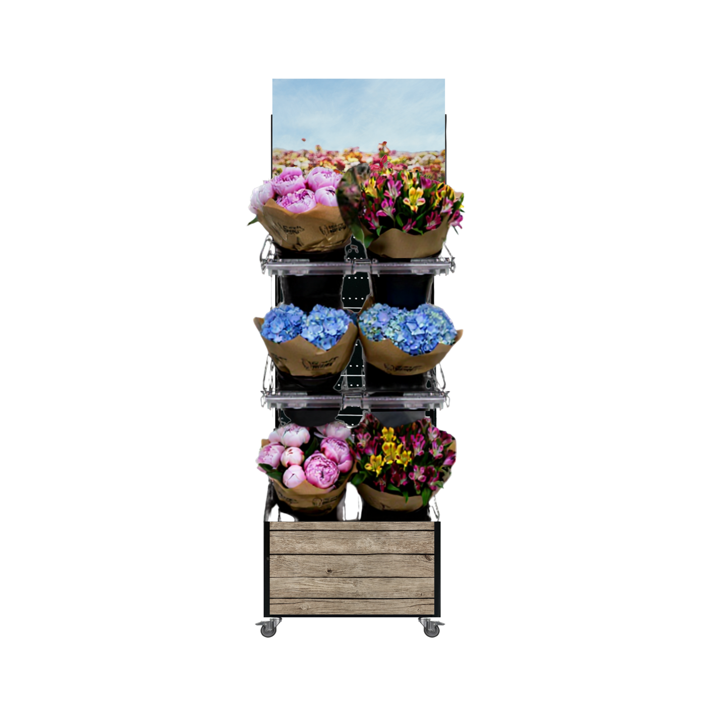 Mobiler Verkaufsständer Concept Schnittblumen