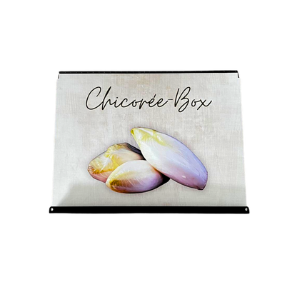 Chicorée-Box, inkl. Motiv Gelb (quer), für 40x30x16 cm