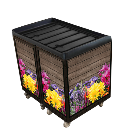 Blumenwanne schwarz 800 x 600 mm