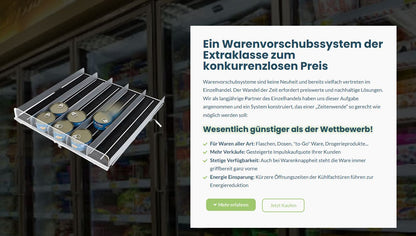 Eco Shelf Warenvorschubsystem 62x49 cm