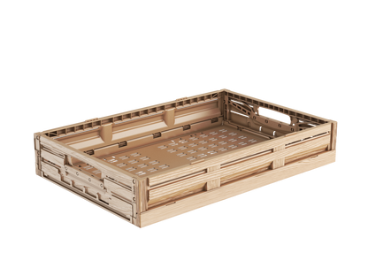 Klappbox holzoptik 60x40x11 cm