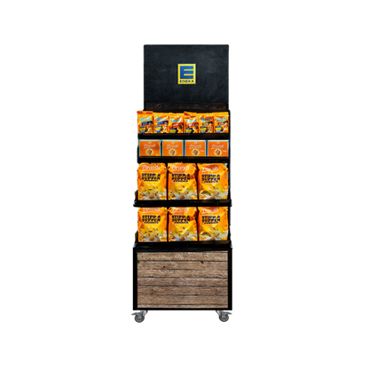 Mobiler Verkaufsständer Concept Trockensortiment Edeka