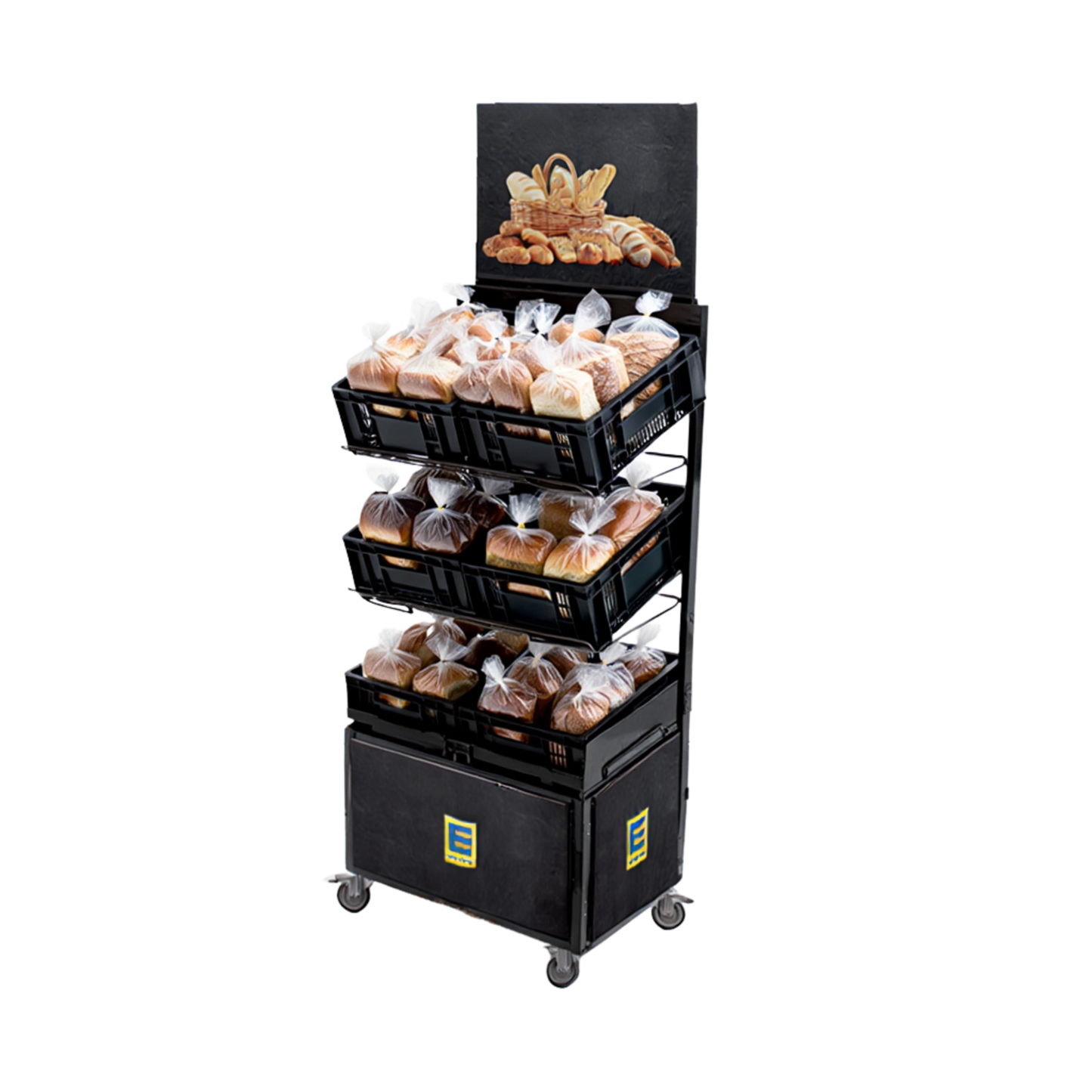 Mobiler Verkaufsständer CONCEPT Edeka Brot