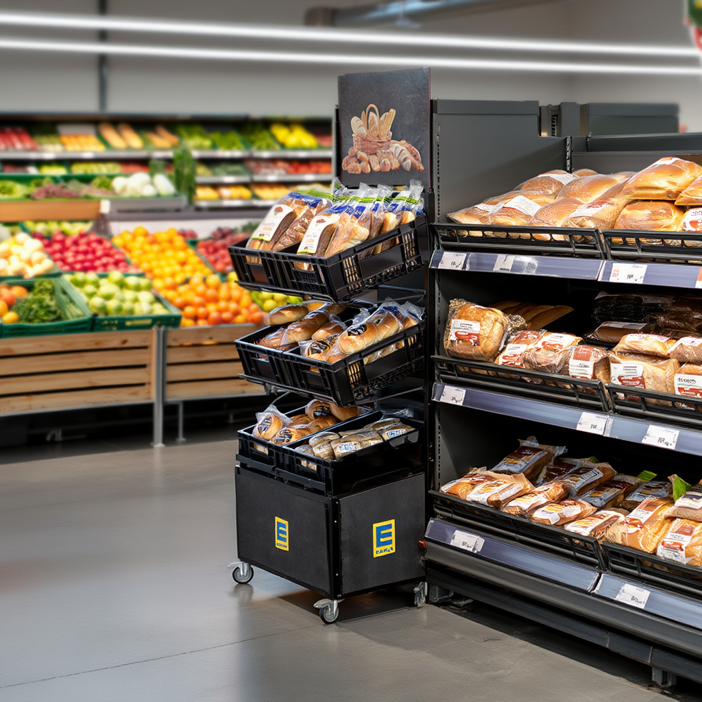 Mobiler Verkaufsständer CONCEPT Edeka Brot