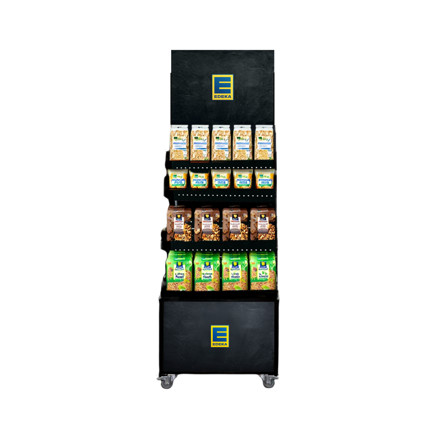 Mobiler Verkaufsständer Concept Edeka Trockensortiment (für Wand-Platzierungen)