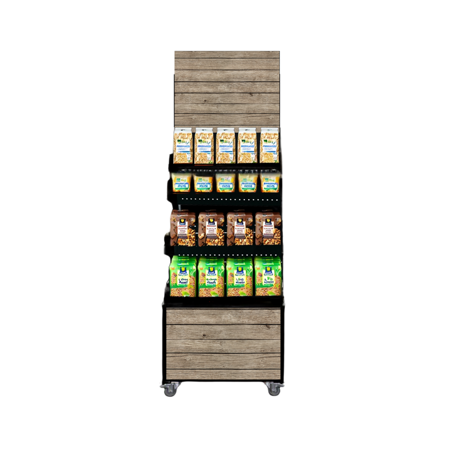 Mobiler Verkaufsständer Concept, Trockensortiment (für Wand-Platzierungen)