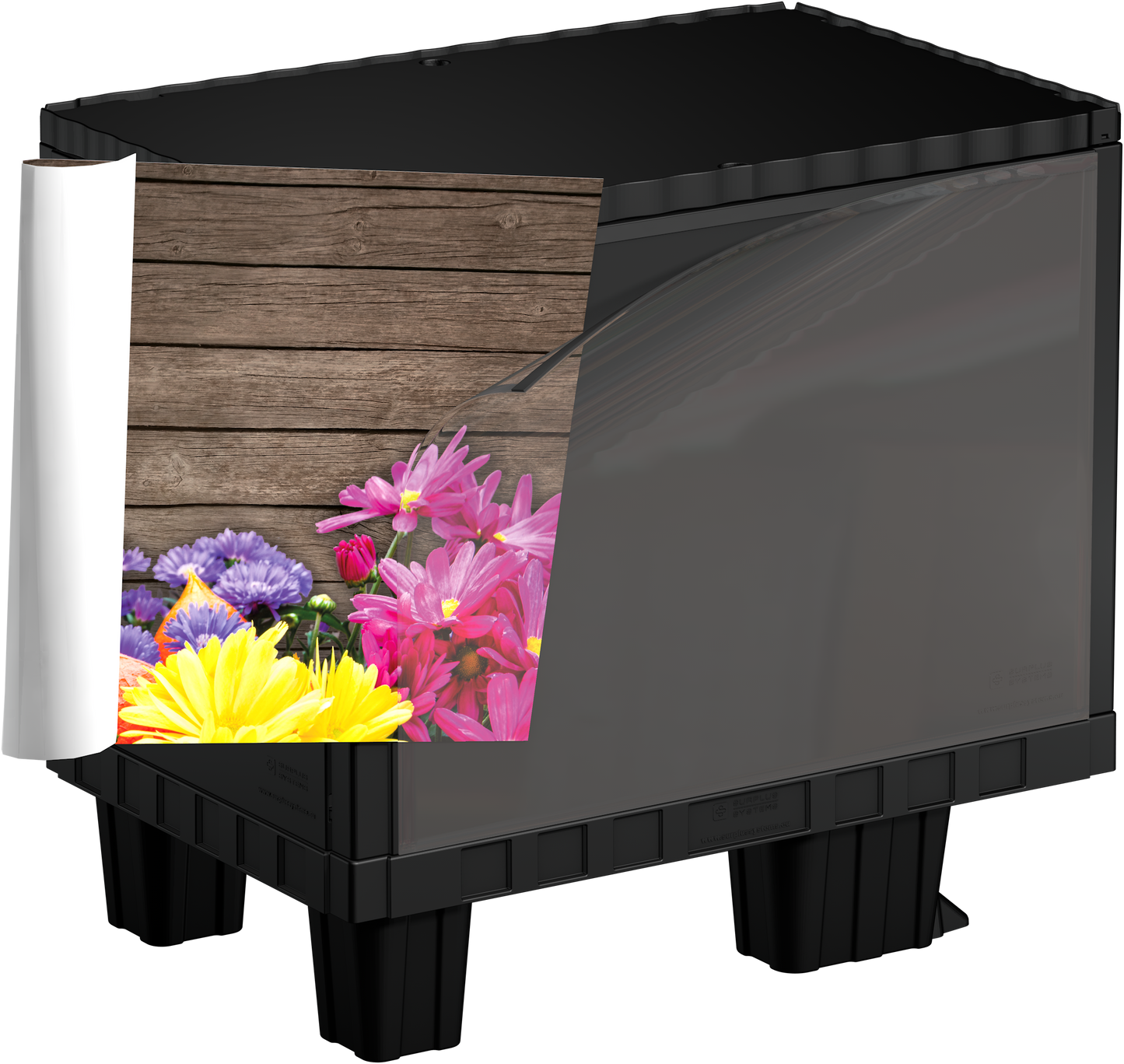 Magnetfolie V Profil für Smart-Display 55 cm